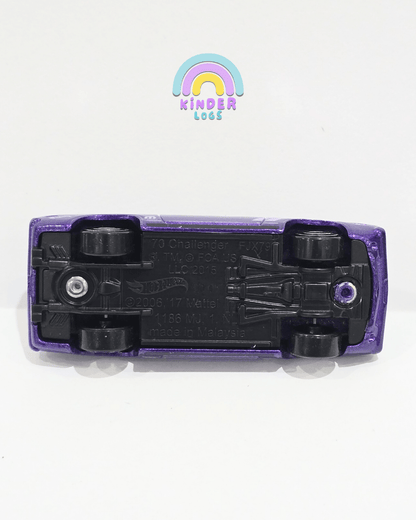 Hot Wheels 1970 Dodge Hemi Challenger Mopar - Purple (Uncarded) - Kinder Logs