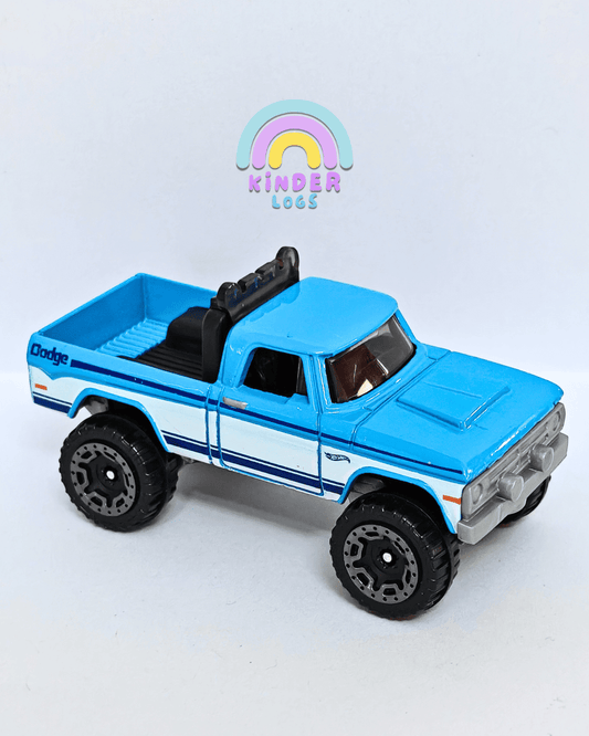 Hot Wheels 1970 Dodge Power Wagon - Blue (Uncarded - New) - Kinder Logs