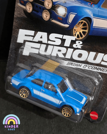 Hot Wheels 1970 Ford Escort RS1600 - Fast & Furious Brian O'Conner - Kinder Logs