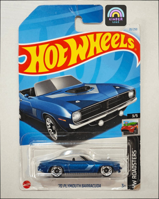 Hot Wheels 1970 Plymouth Barracuda - Kinder Logs