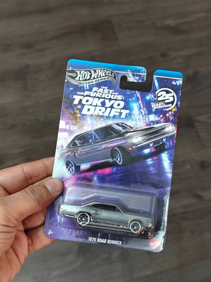 Hot Wheels 1970 Plymouth Road Runner - Fast and Furious Tokyo Drift (Imported) - Kinder Logs