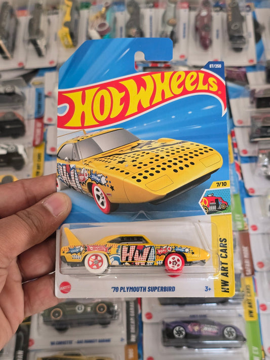 Hot Wheels 1970 Plymouth Superbird (Imported) - Kinder Logs