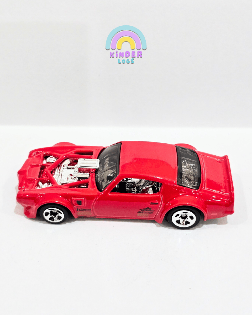 Hot Wheels 1970 Pontiac Firebird - Red (Uncarded) - Kinder Logs