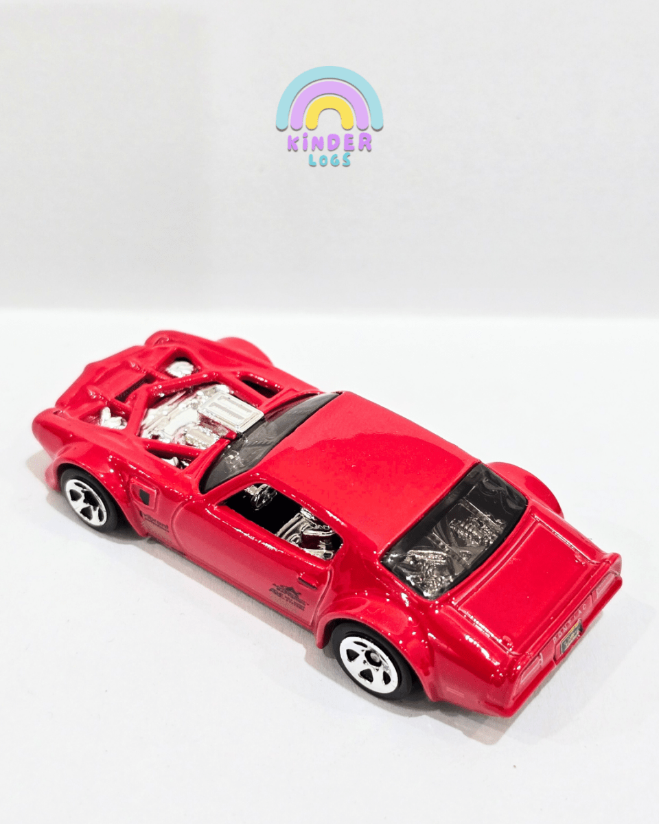 Hot Wheels 1970 Pontiac Firebird - Red (Uncarded) - Kinder Logs