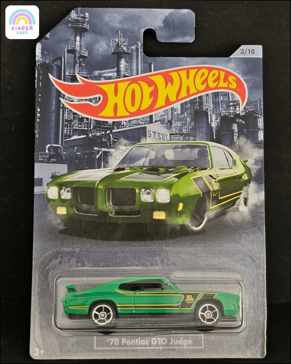 Hot Wheels 1970 Pontiac GTO Judge - Rare Car - Kinder Logs