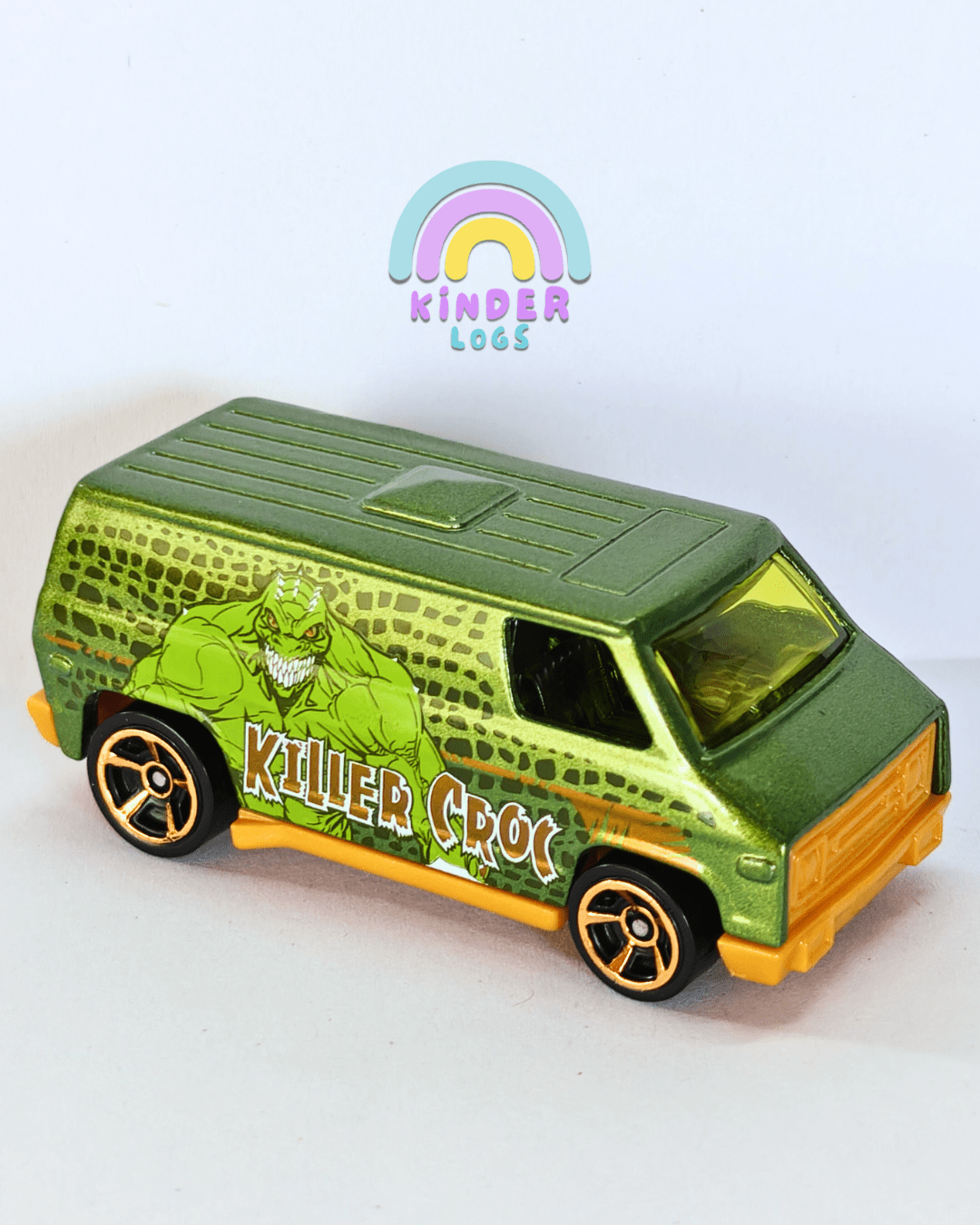 Hot Wheels 1970s Van - Killer Croc (Uncarded - New) - Kinder Logs