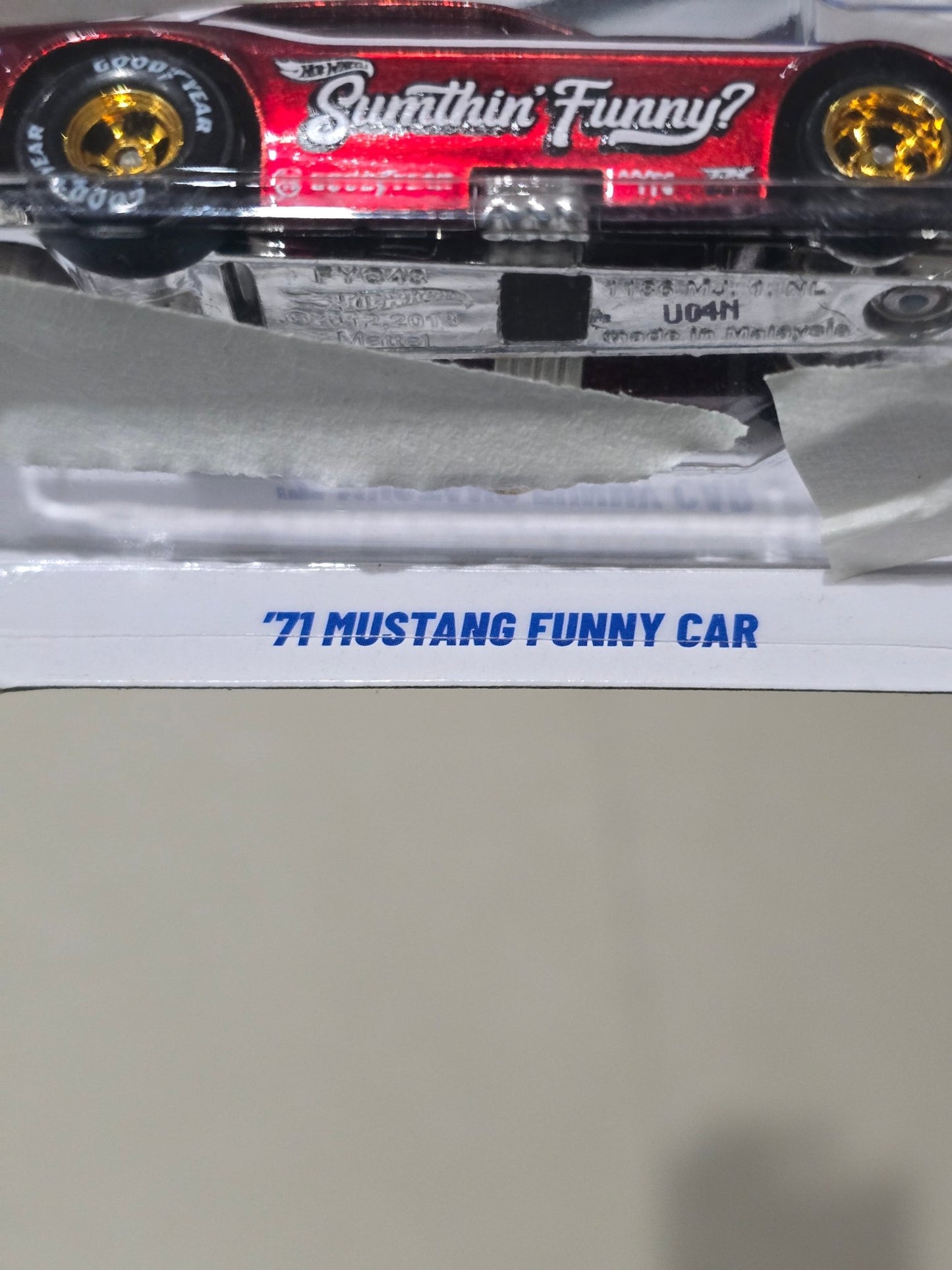 Hot Wheels 1971 Ford Mustang Funny Car Super Treasure Hunt (STH) - Kinder Logs