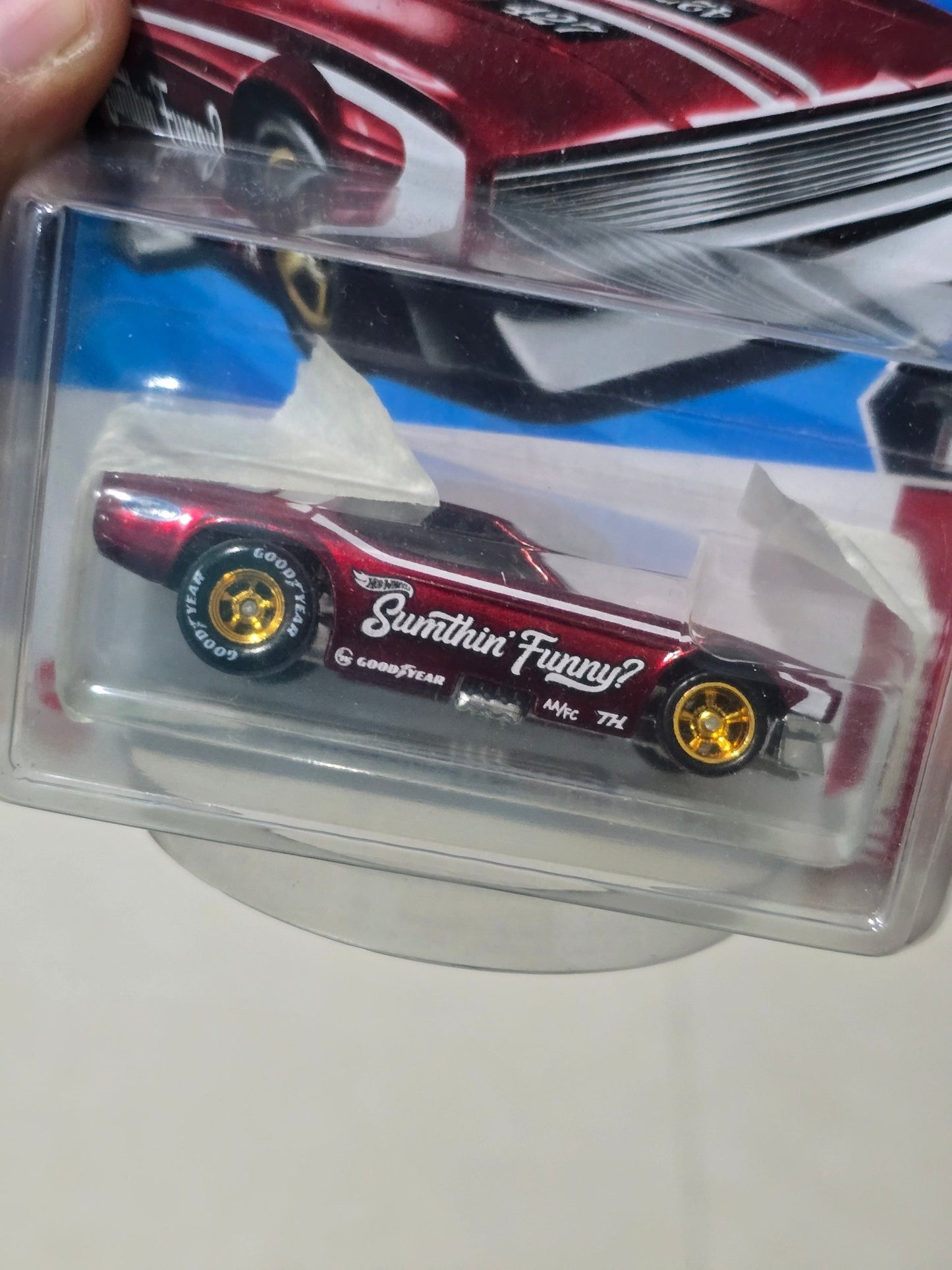 Hot Wheels 1971 Ford Mustang Funny Car Super Treasure Hunt (STH) - Kinder Logs