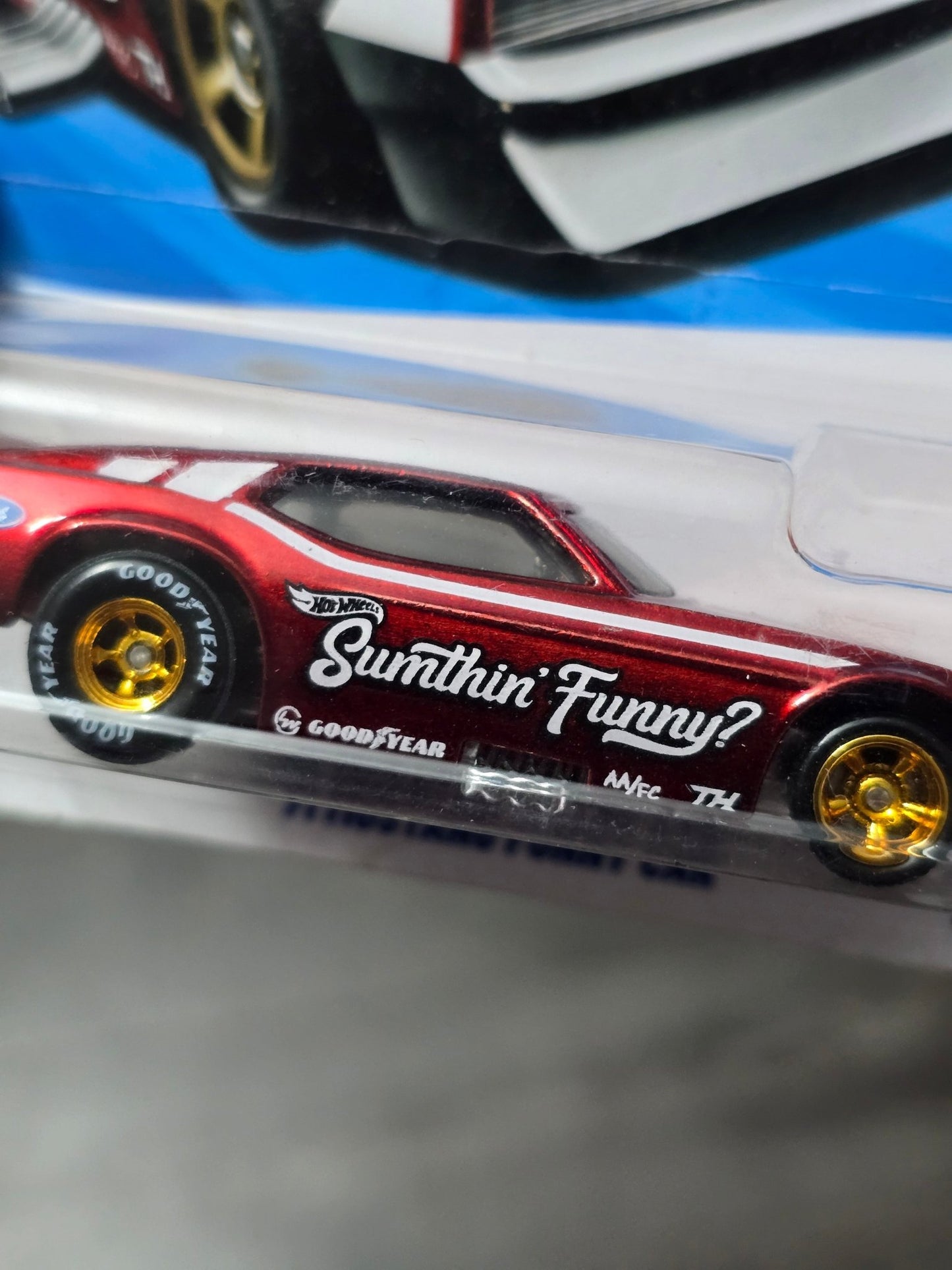 Hot Wheels 1971 Ford Mustang Funny Car Super Treasure Hunt (STH) - Kinder Logs