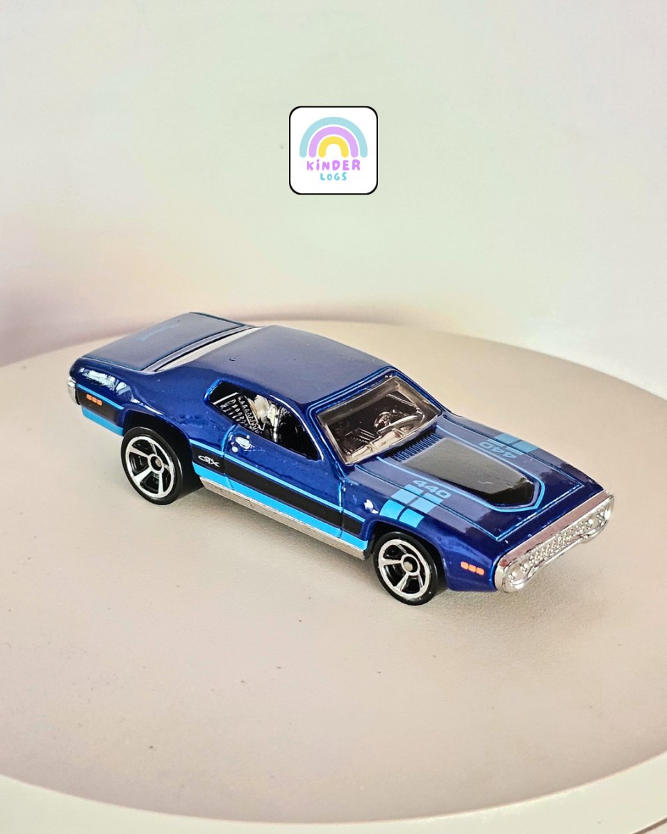 Hot Wheels 1971 Plymouth GTX (Uncarded) - Kinder Logs