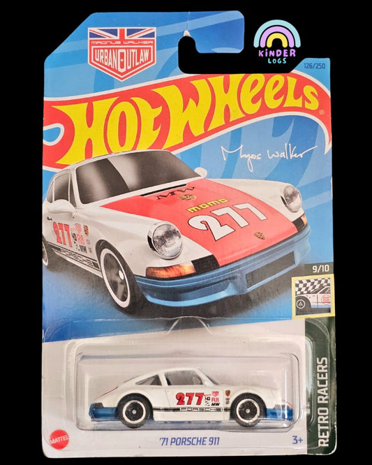 Hot Wheels 1971 Porsche 911 Magnus Walker - Kinder Logs