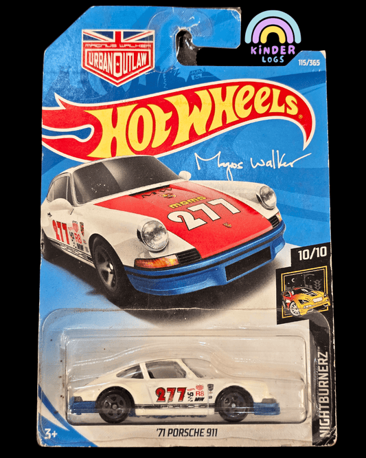 Hot Wheels 1971 Porsche 911 Magnus Walker (Old Card) - Kinder Logs