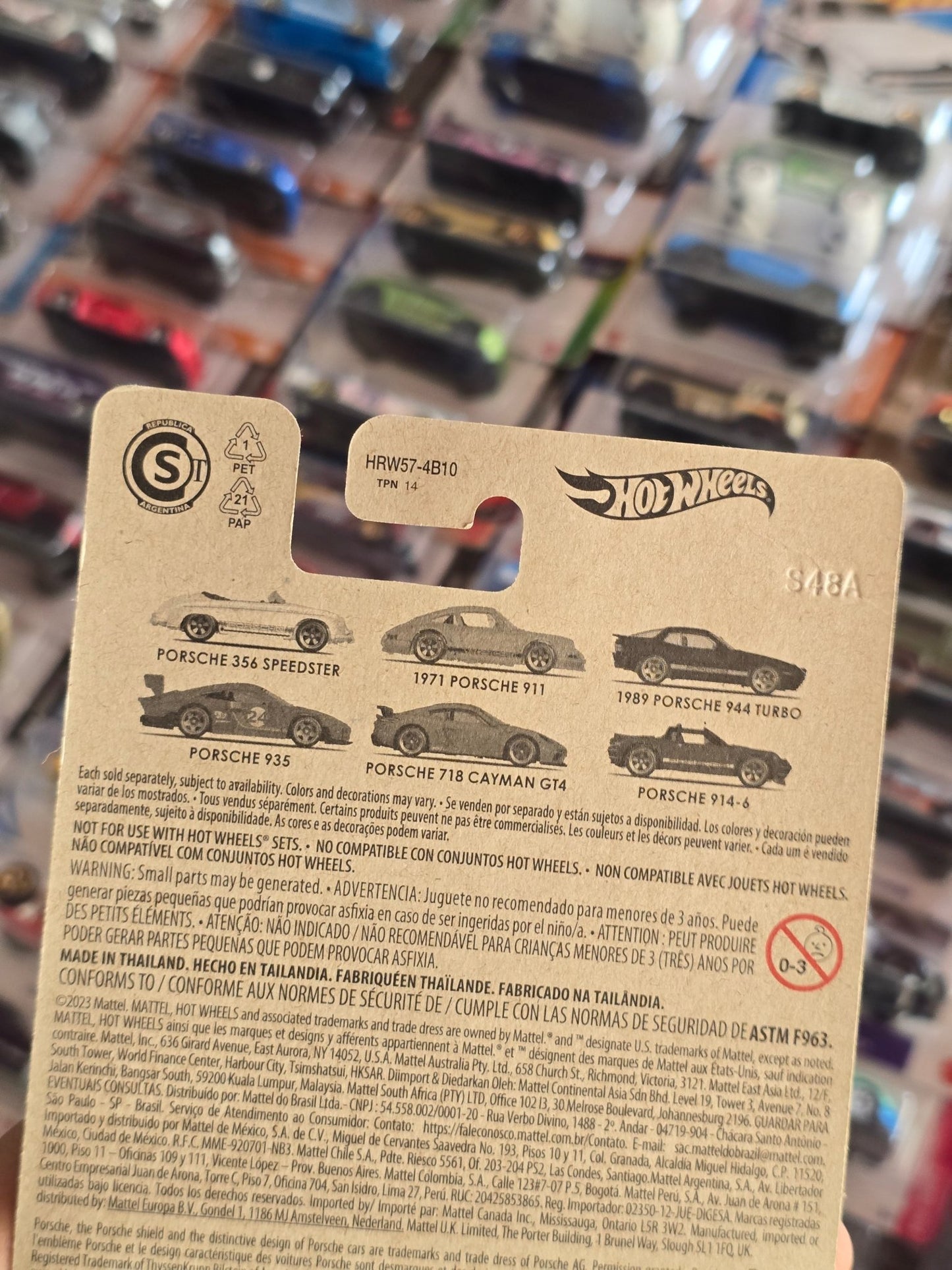 Hot Wheels 1971 Porsche 911 - Porsche Series (Imported) - Kinder Logs