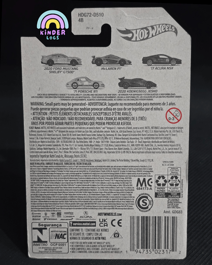 Hot Wheels 1971 Porsche 911 - Racing Circuit (Imported) - Kinder Logs