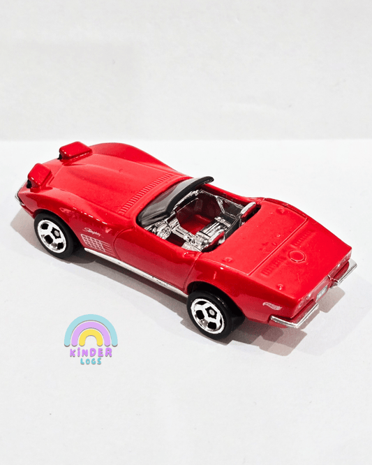 Hot Wheels 1972 Chevrolet Stingray Convertible - Red (Uncarded) - Kinder Logs