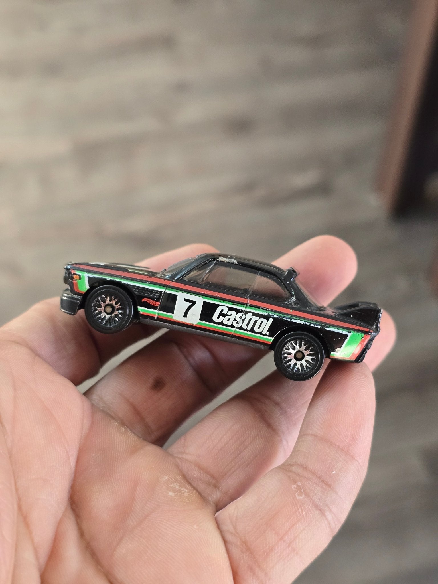 Hot Wheels 1973 BMW 3.0 CSL Race Car - Black (Pre - Owned) - Kinder Logs