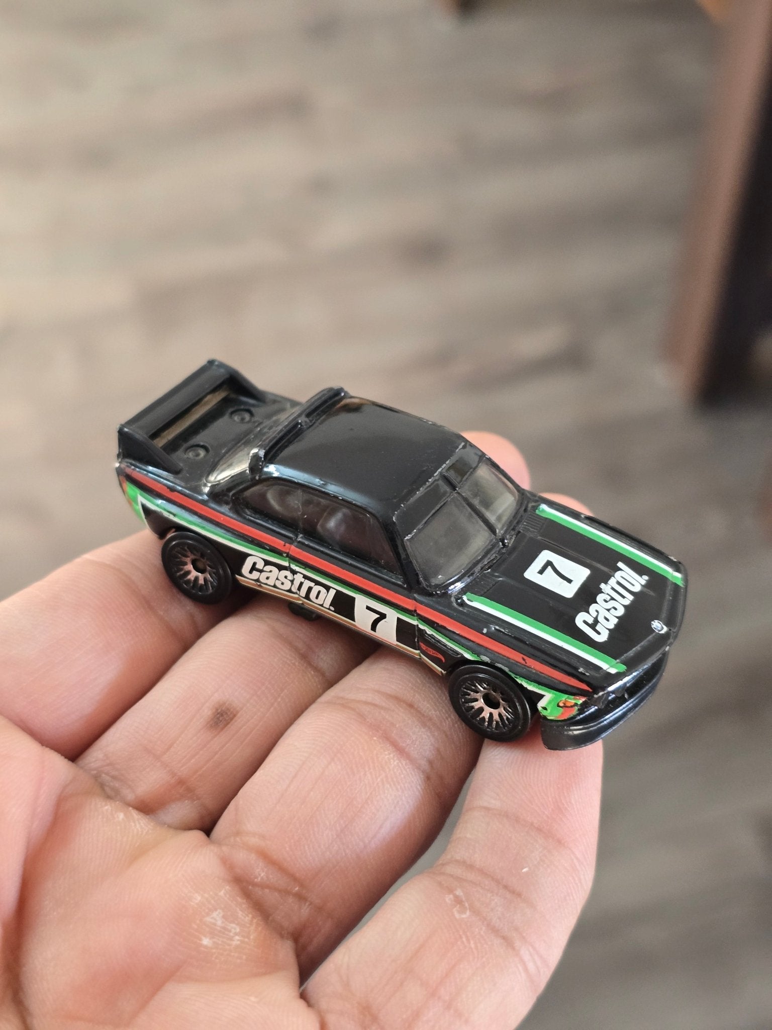 Hot Wheels 1973 BMW 3.0 CSL Race Car - Black (Pre - Owned) - Kinder Logs