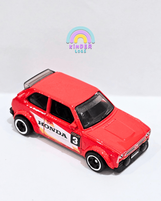 Hot Wheels 1973 Honda Civic Custom - Red (Uncarded) - Kinder Logs