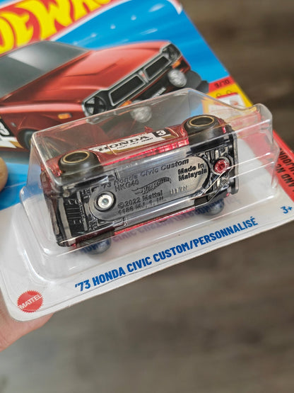 Hot Wheels 1973 Honda Civic Custom Super Treasure Hunt (STH) - Kinder Logs