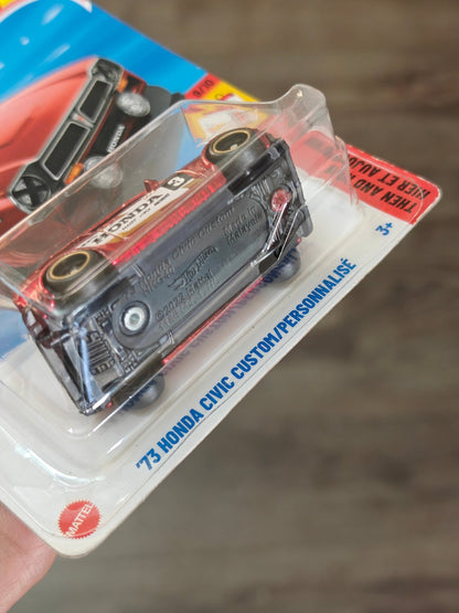 Hot Wheels 1973 Honda Civic Custom Super Treasure Hunt (STH) - Kinder Logs