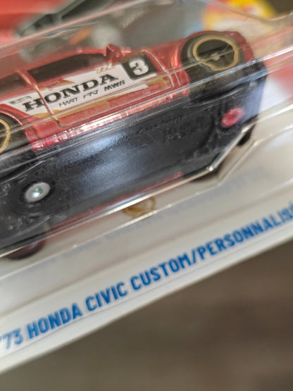 Hot Wheels 1973 Honda Civic Custom Super Treasure Hunt (STH) - Kinder Logs
