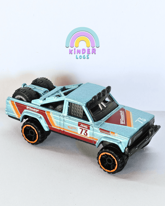 Hot Wheels 1973 Jeep J10 BFGoodrich Edition (Uncarded - New) - Kinder Logs