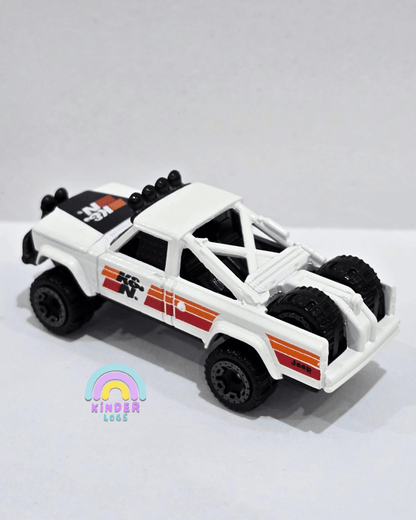 Hot Wheels 1973 Jeep J10 - White (Uncarded) - Kinder Logs