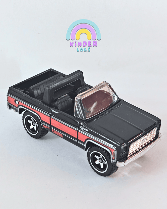Hot Wheels 1975 Chevy Blazer Custom - Black (Uncarded - New) - Kinder Logs