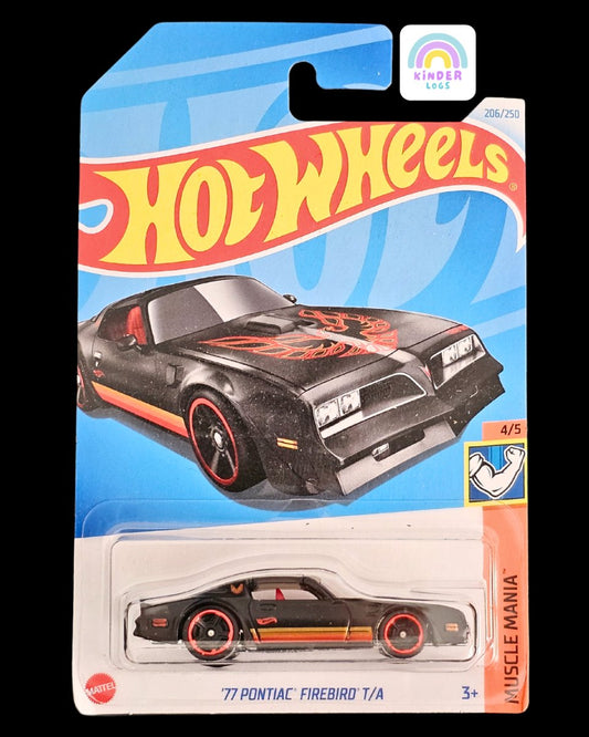 Hot Wheels 1977 Pontiac Firebird TA (L Case) - Kinder Logs