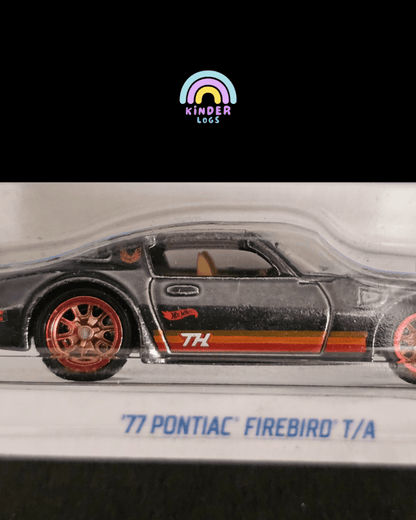 Hot Wheels 1977 Pontiac Firebird T/A Super Treasure Hunt (STH) - Kinder Logs