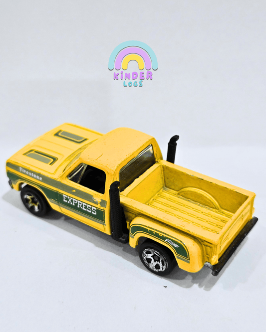 Hot Wheels 1978 Dodge Express Truck - Yellow (Used Car) - Kinder Logs