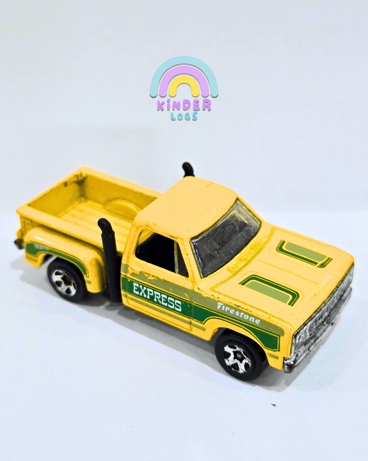 Hot Wheels 1978 Dodge Express Truck - Yellow (Used Car) - Kinder Logs