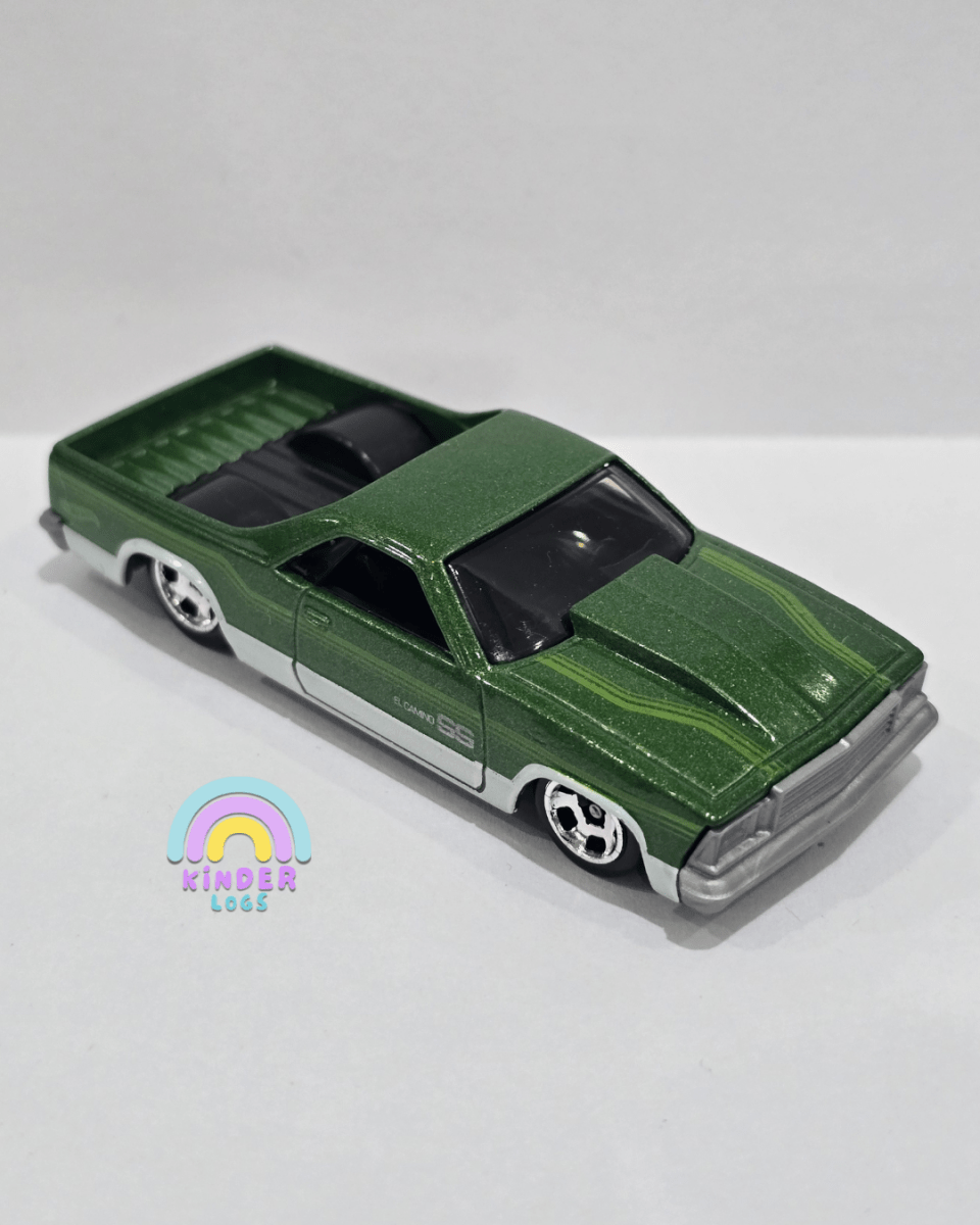 Hot Wheels 1980 Chevrolet El Camino SS - Green (Uncarded) - Kinder Logs