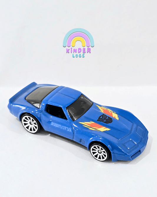 Hot Wheels 1980 Chevy Corvette - Transformers - Color Shifters (Uncarded) - Kinder Logs