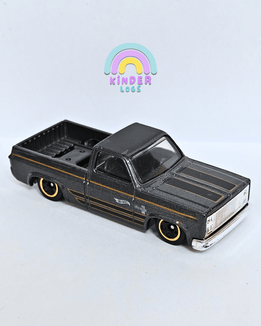Hot Wheels 1983 Chevy Silverado - Grey (Pre - Owned Car) - Kinder Logs