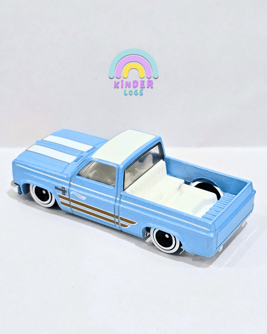 Hot Wheels 1983 Chevy Silverado - Light Blue (Uncarded) - Kinder Logs
