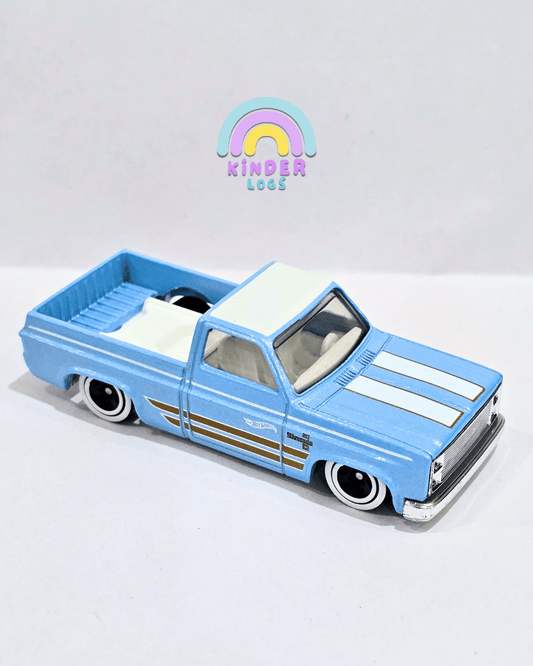 Hot Wheels 1983 Chevy Silverado - Light Blue (Uncarded) - Kinder Logs