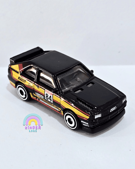 Hot Wheels 1984 Audi Sport Quattro - Black (Uncarded) - Kinder Logs