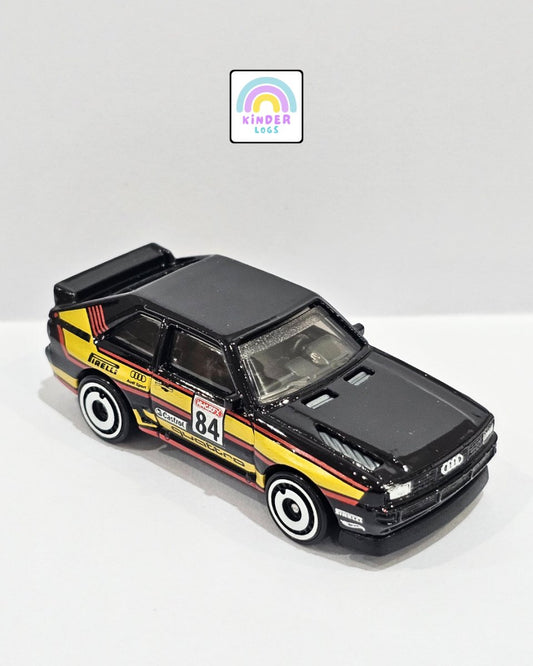 Hot Wheels 1984 Audi Sport Quattro - Black (Uncarded) - Kinder Logs