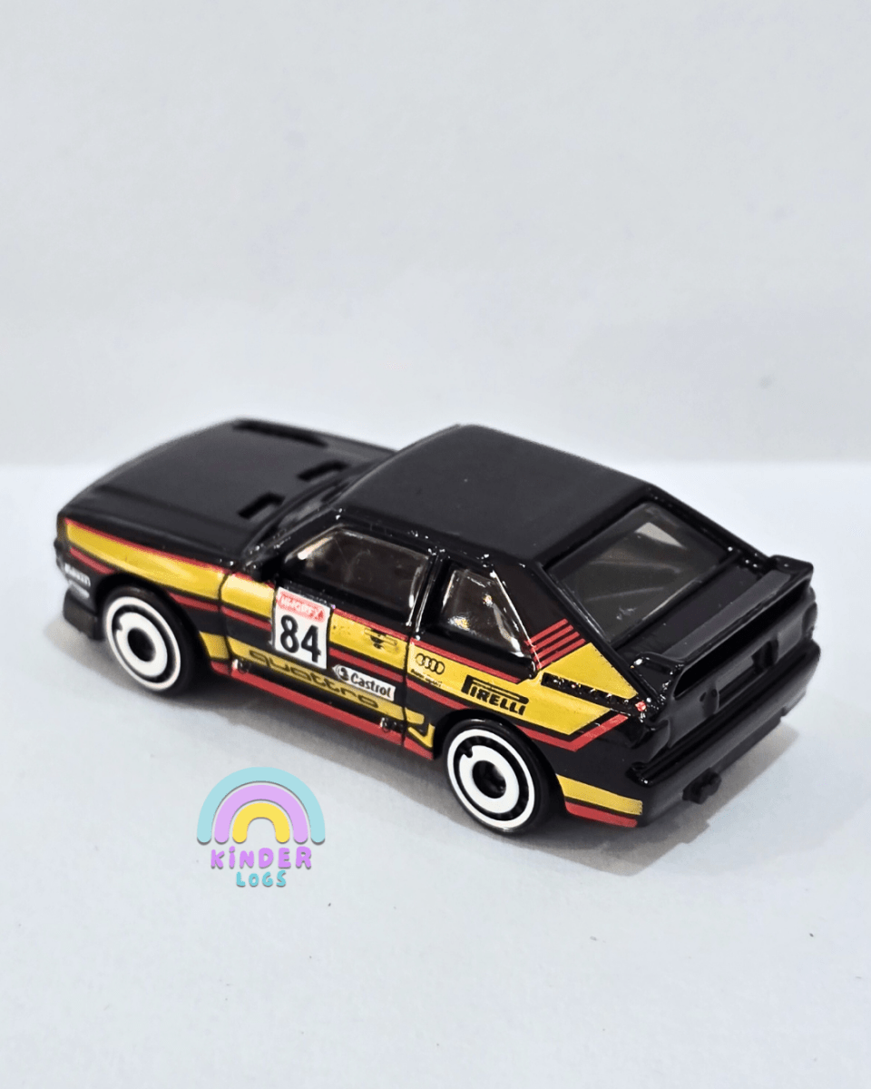 Hot Wheels 1984 Audi Sport Quattro - Black (Uncarded) - Kinder Logs