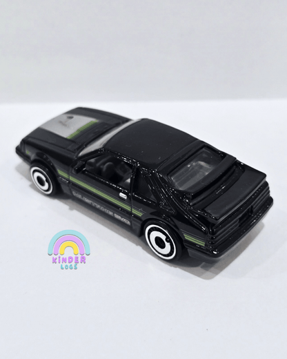 Hot Wheels 1984 Ford Mustang SVO - Black (Uncarded) - Kinder Logs