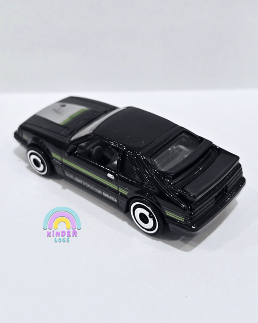 Hot Wheels 1984 Ford Mustang SVO - Black (Uncarded) - Kinder Logs