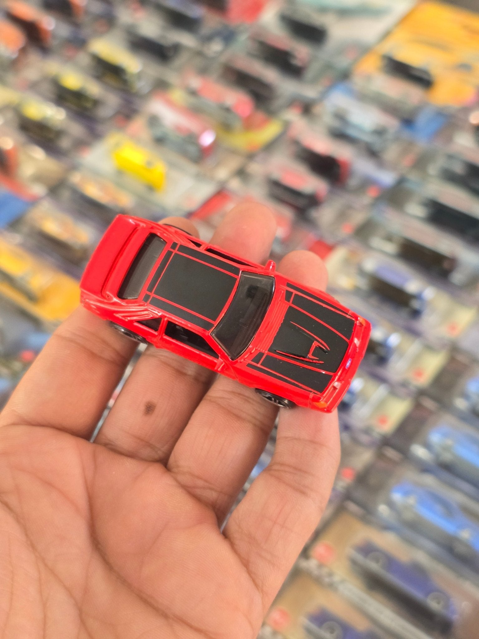 Hot Wheels 1984 Ford Mustang SVO - Red (Uncarded) - Kinder Logs