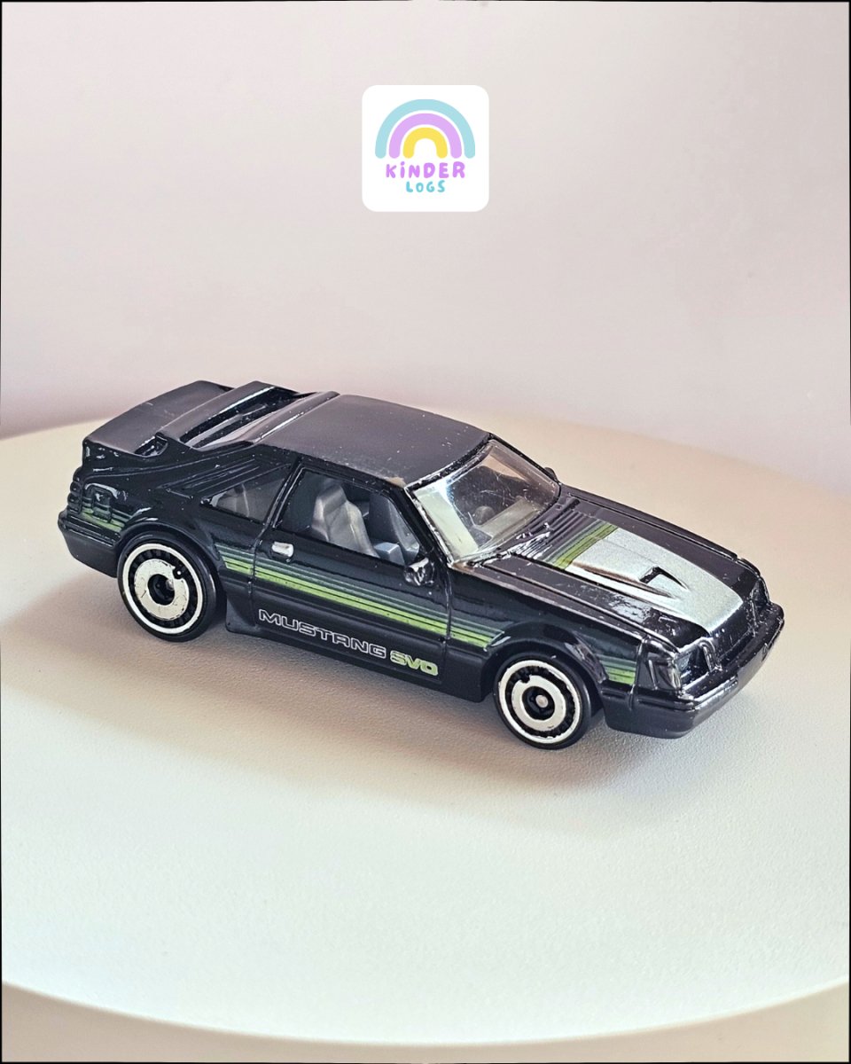 Hot Wheels 1984 Ford Mustang SVO (Uncarded) - Kinder Logs