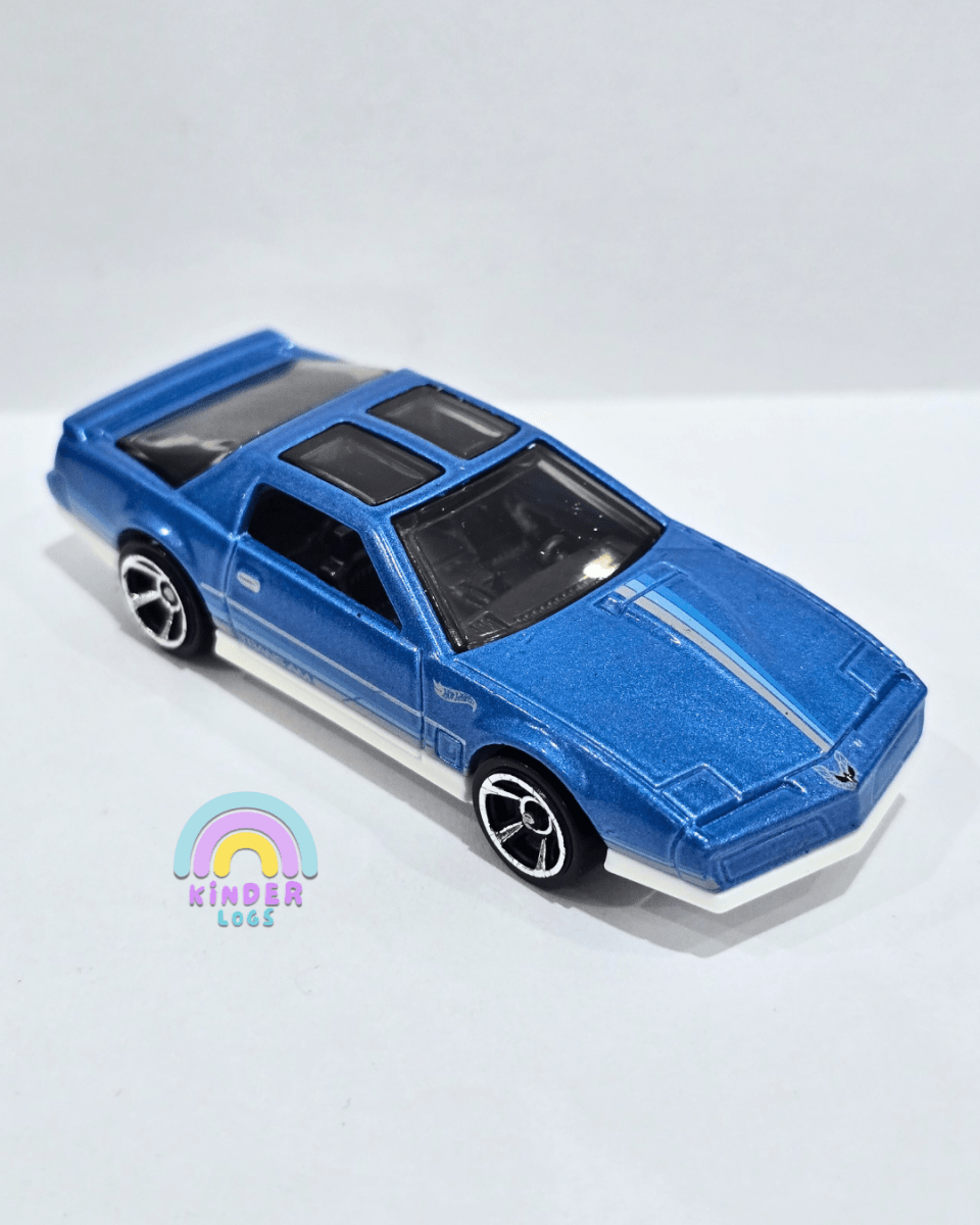 Hot Wheels 1984 Pontiac Firebird - Blue (Uncarded) - Kinder Logs