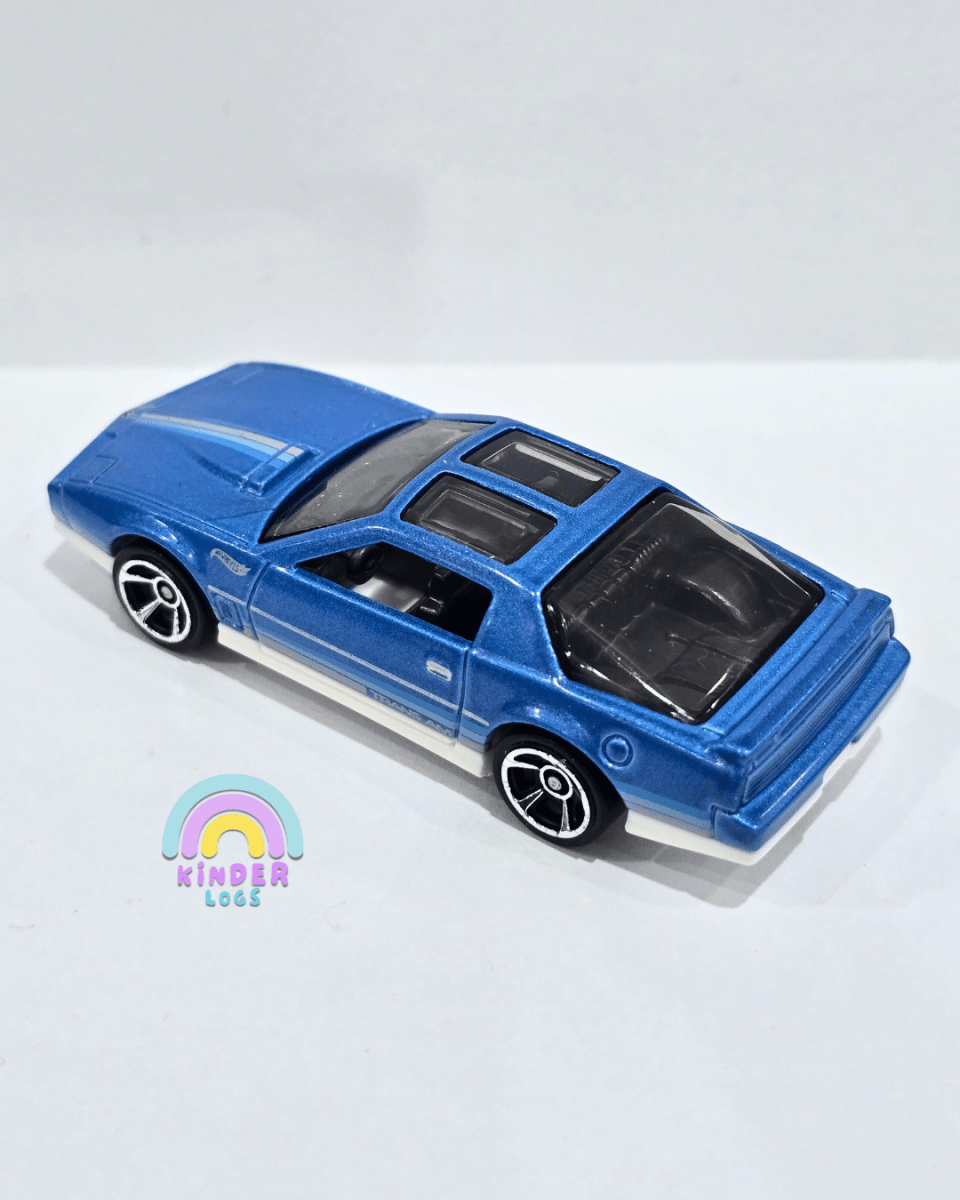 Hot Wheels 1984 Pontiac Firebird - Blue (Uncarded) - Kinder Logs