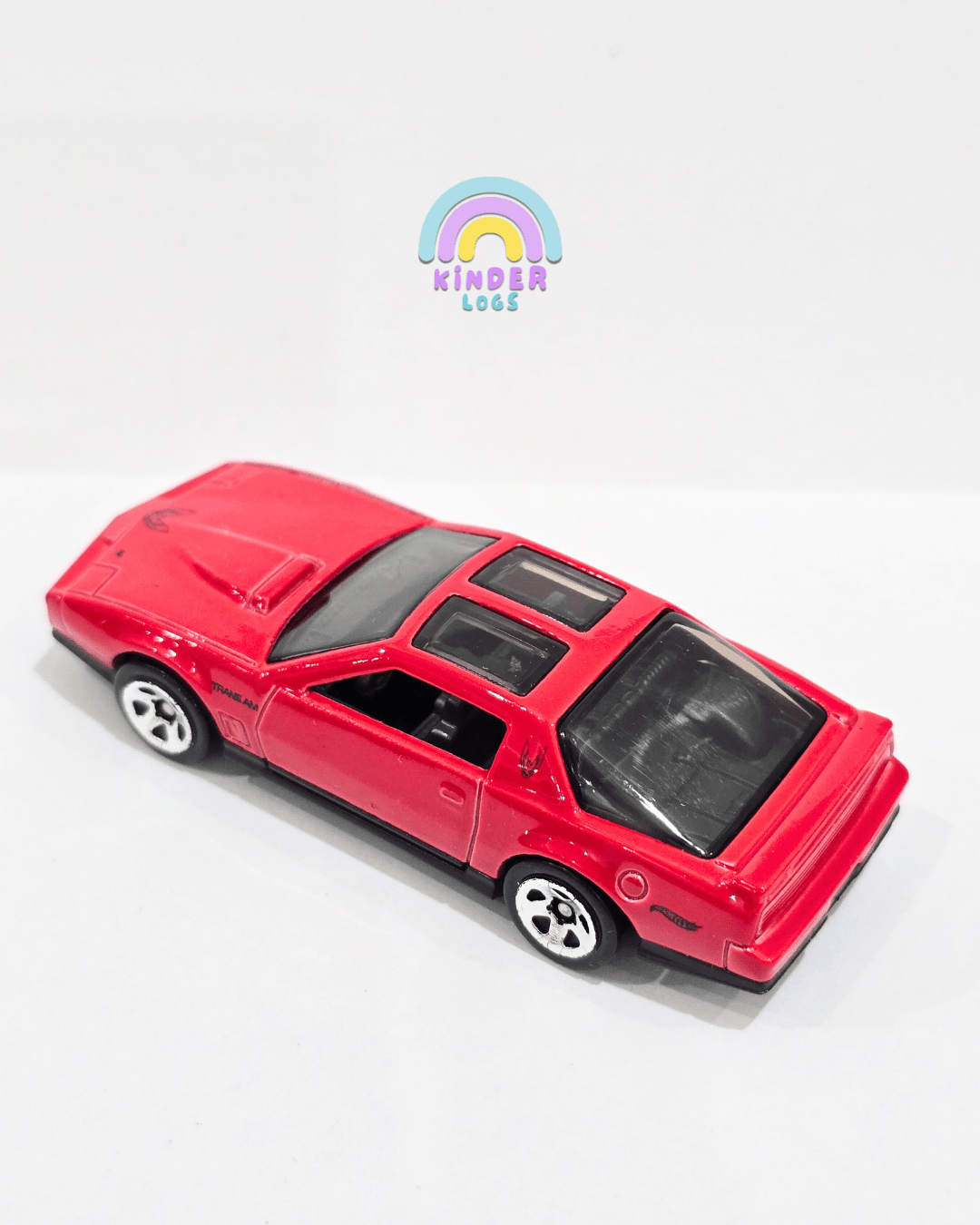Hot Wheels 1984 Pontiac Firebird - Red (Uncarded) - Kinder Logs