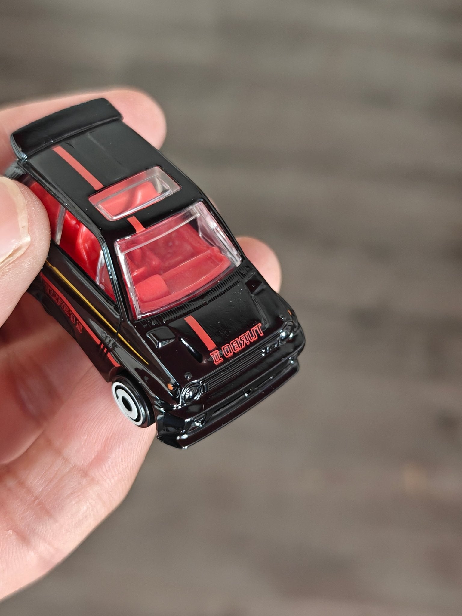 Hot Wheels 1985 Honda City Turbo II (Black) - Kinder Logs