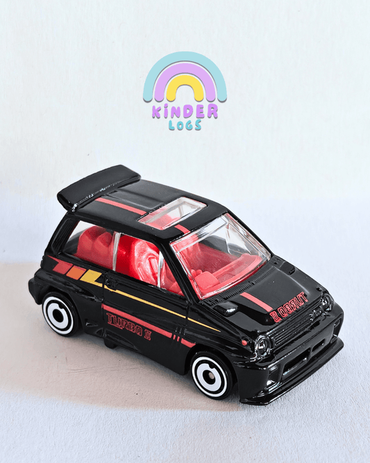 Hot Wheels 1985 Honda City Turbo II (Black) - Kinder Logs
