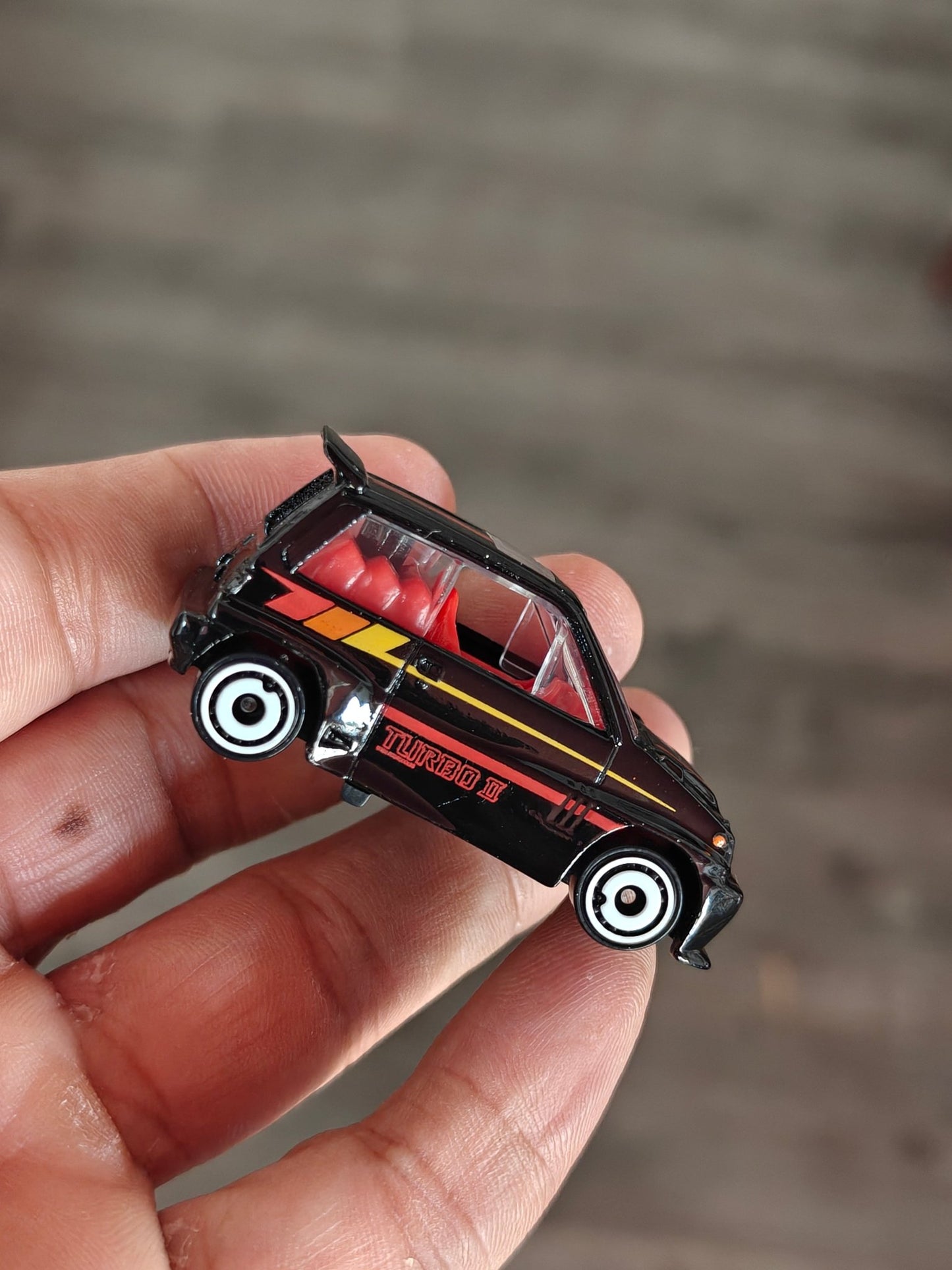 Hot Wheels 1985 Honda City Turbo II (Black) - Kinder Logs